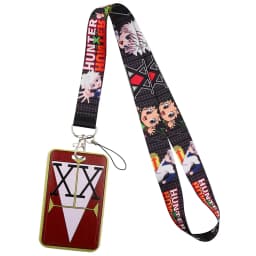 ER1745 Anime Boy HUNTER×HUNTER Lanyard Card Holder Student Hanging Neck Mobile Phone Lanyard Badge Subway Access Card Holder