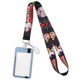 ER1745 Anime Boy HUNTER×HUNTER Lanyard Card Holder Student Hanging Neck Mobile Phone Lanyard Badge Subway Access Card Holder