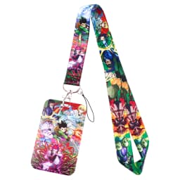 ER1745 Anime Boy HUNTER×HUNTER Lanyard Card Holder Student Hanging Neck Mobile Phone Lanyard Badge Subway Access Card Holder