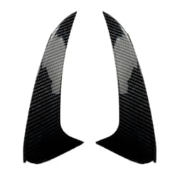 Glossy Black Rear Bumper Splitter Spoiler Rear Canard Air Vent Trim for Benz CLS Class W218 CLS250 CLS400 CLS500 14-17
