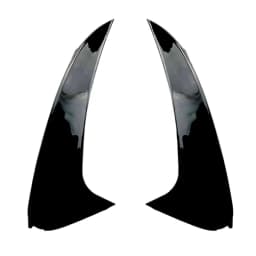 Glossy Black Rear Bumper Splitter Spoiler Rear Canard Air Vent Trim for Benz CLS Class W218 CLS250 CLS400 CLS500 14-17