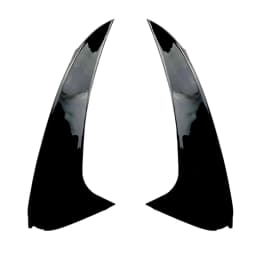 Glossy Black Rear Bumper Splitter Spoiler Rear Canard Air Vent Trim for Benz CLS Class W218 CLS250 CLS400 CLS500 14-17