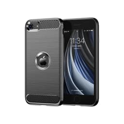 For iPhone SE 2022 Case Bumper Silicone Carbon Fiber Cover iPhone SE3 SE 2022 7 8 11 12 13 Pro XS Max Case For iPhone SE 3 Case