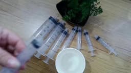 50Pack Syringes with 14ga-23ga Blunt Tip Needles With Syringe Caps and Needle Caps for Refilling and Measuring Liquids Oil