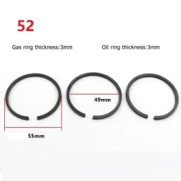 42/47/48/51/65mm Air Compressor Piston Piston Rings Parts Air Pump Accessories For Air Compressor Pneumatic Parts Replacement