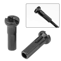 20/50PCS Brass Spoke Nipples 14G 13G MTB Road Bicycle E-bike Scooter Rim Caps CU Nuts Copper Parts Coated Silver or Black