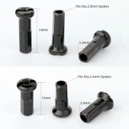 20/50PCS Brass Spoke Nipples 14G 13G MTB Road Bicycle E-bike Scooter Rim Caps CU Nuts Copper Parts Coated Silver or Black