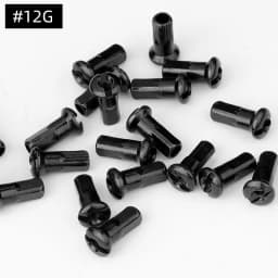 20/50PCS Brass Spoke Nipples 14G 13G MTB Road Bicycle E-bike Scooter Rim Caps CU Nuts Copper Parts Coated Silver or Black