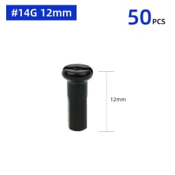 20/50PCS Brass Spoke Nipples 14G 13G MTB Road Bicycle E-bike Scooter Rim Caps CU Nuts Copper Parts Coated Silver or Black