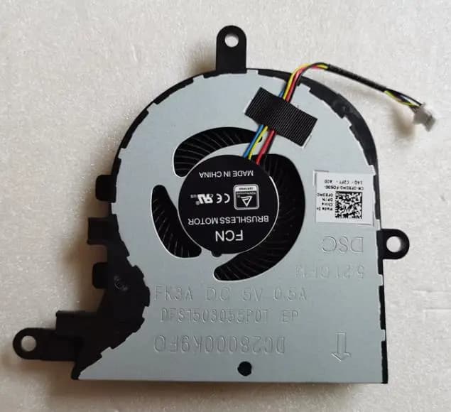 New CPU Cooling Fan for Dell Inspiron 17-3780 3793 5770 Vostro 3580 3590 3591 3593 Series 0FX0M0 DC28000K9D0 DFS1503055P0T FK3A