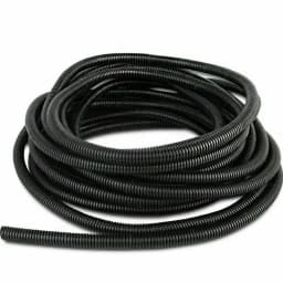 Length 3/6 Meters OD7/10/13/15/18/21/25/28mm Split Wire Loom Conduit Polyethylene Tubing Black Color Sleeve Tube
