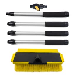 Car Wash Brush Head for Detailing Washing Vehicles, Boats, RVs, ATVs, or Off-Road Autos, Super Soft Bristles for Scratch Resista