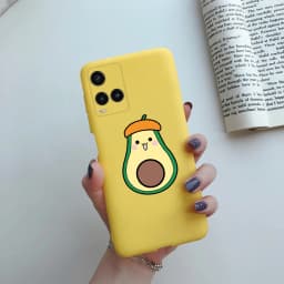 Cute Painted Phone Case For Vivo Y21 2021 Y21S Y 21 V2110 V2111 Matte TPU Case Back Cover For Vivo Y33S Y 33S V2109 Shell Funda