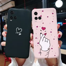 Cute Painted Phone Case For Vivo Y21 2021 Y21S Y 21 V2110 V2111 Matte TPU Case Back Cover For Vivo Y33S Y 33S V2109 Shell Funda