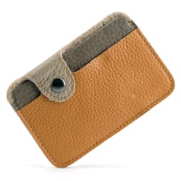 Retro Leather Mini Card Wallet - Business Credit Card Holder for Men & Women, Slim Cash Wallet with Smart Design