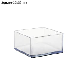 4Pcs Rubber Square Rectangle Floor Protector Pads Chair Leg Caps Table Foot Dust Cover Socks Pipe Plugs Furniture Leveling Feet