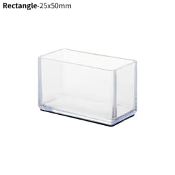 4Pcs Rubber Square Rectangle Floor Protector Pads Chair Leg Caps Table Foot Dust Cover Socks Pipe Plugs Furniture Leveling Feet