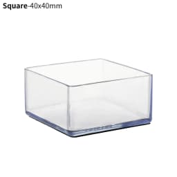 4Pcs Rubber Square Rectangle Floor Protector Pads Chair Leg Caps Table Foot Dust Cover Socks Pipe Plugs Furniture Leveling Feet