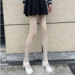 Gothic Lolita Girls Cross Print Club Tights Cosplay Mesh Summer Thin Nylon Long Sock Women Sexy Body Stockings Fishnet Pantyhose