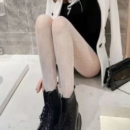 Gothic Lolita Girls Cross Print Club Tights Cosplay Mesh Summer Thin Nylon Long Sock Women Sexy Body Stockings Fishnet Pantyhose