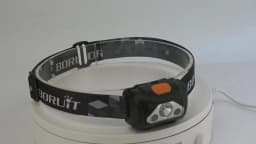 BORUiT H09 LED Mini Headlamp White Red ABS Headlight IPX4 Waterproof Head Torch Use AAA Battery Fshing Hunting Lantern