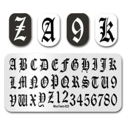 Nail Stamp MouTeen086 The Ghost Spirit Christmas Freak Nail Plates Stamp Manicure Set For Nail Art Stamping