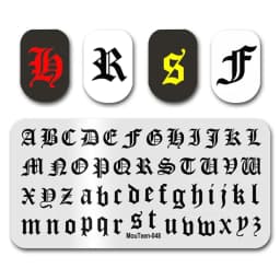 Nail Stamp MouTeen086 The Ghost Spirit Christmas Freak Nail Plates Stamp Manicure Set For Nail Art Stamping