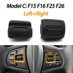 Car Steering Wheel Button Control Knob Keys For BMW 1 2 3 4 5 6 7 X3 X4 X5 X6 Series F20 F30 F36 F10 F11 F07 F12 F01 F02 F25 F15