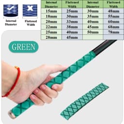 0.2M/1M Non-slip Heat Shrink Wrap Tubing Fishing Rod DIY 5 Colors Handle Insulation Waterproof Racket Handle Grip 15-50MM