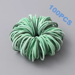 100pcs New Cute Girl Hair Bands Candy Color Elastic Rubber Band Hair Band Child Baby Headband Scrunchie Hair Tie Accessories