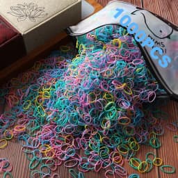 100pcs New Cute Girl Hair Bands Candy Color Elastic Rubber Band Hair Band Child Baby Headband Scrunchie Hair Tie Accessories