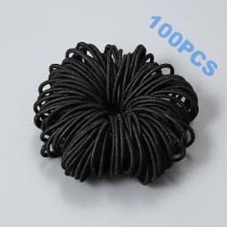 100pcs New Cute Girl Hair Bands Candy Color Elastic Rubber Band Hair Band Child Baby Headband Scrunchie Hair Tie Accessories