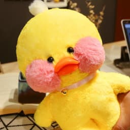 30cm Cute LaLafanfan Cafe Duck Plush Toy Kawaii LaLafanfan Duck Doll Soft Stuffed Animal Plush Pillow Birthday Gifts for Kids