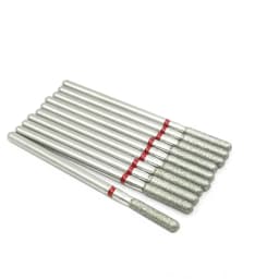 10pcs/set Diamond Grinding Bur Drill Bits Set Dental Grinding Dental Polishing Burs Nail Drill Bits 2.35mm Shank