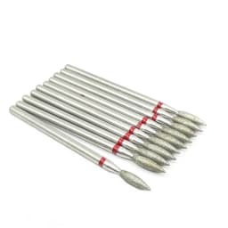 10pcs/set Diamond Grinding Bur Drill Bits Set Dental Grinding Dental Polishing Burs Nail Drill Bits 2.35mm Shank