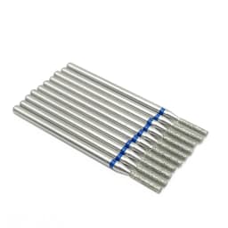 10pcs/set Diamond Grinding Bur Drill Bits Set Dental Grinding Dental Polishing Burs Nail Drill Bits 2.35mm Shank