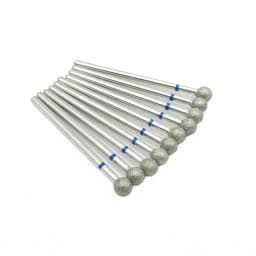 10pcs/set Diamond Grinding Bur Drill Bits Set Dental Grinding Dental Polishing Burs Nail Drill Bits 2.35mm Shank