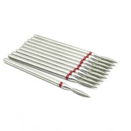 10pcs/set Diamond Grinding Bur Drill Bits Set Dental Grinding Dental Polishing Burs Nail Drill Bits 2.35mm Shank