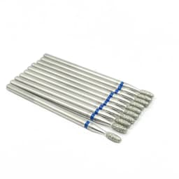 10pcs/set Diamond Grinding Bur Drill Bits Set Dental Grinding Dental Polishing Burs Nail Drill Bits 2.35mm Shank
