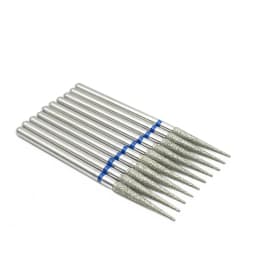 10pcs/set Diamond Grinding Bur Drill Bits Set Dental Grinding Dental Polishing Burs Nail Drill Bits 2.35mm Shank