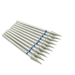 10pcs/set Diamond Grinding Bur Drill Bits Set Dental Grinding Dental Polishing Burs Nail Drill Bits 2.35mm Shank