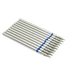 10pcs/set Diamond Grinding Bur Drill Bits Set Dental Grinding Dental Polishing Burs Nail Drill Bits 2.35mm Shank