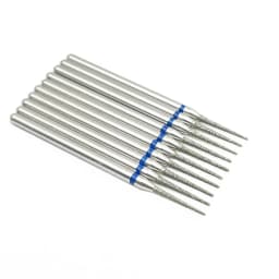 10pcs/set Diamond Grinding Bur Drill Bits Set Dental Grinding Dental Polishing Burs Nail Drill Bits 2.35mm Shank