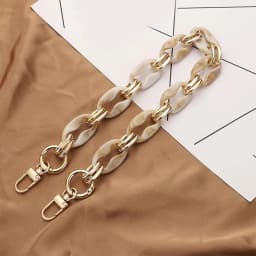 DIY Handbag Chain Acrylic Shoulder Bag Strap For Women Purse Crossbody Bag Handles Resin Chain Belt Bag Part Accessories 40/60cm