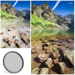K&F CONCEPT CPL Filter Circular Polarizer Filter Multi-layer Coating Camera Lens Filter C Series 52 55 58 62 67mm 72mm 77mm 82m
