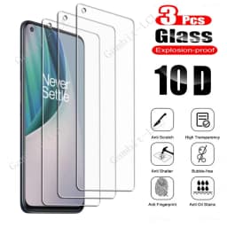 3PCS Tempered Glass For OnePlus Nord CE 2 5G 9 Pro 9R 9RT N200 8T N10 N100 7 7T 6 6T 5 5T 3 3T Nord2 CE2 Screen Protector Film