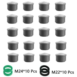 20 Pcs Faucet Aerator,  Flow Restrictor Replacement Parts Insert Sink Aerator Basin Tap Filter-Tap Aerato Kitchen Accessories