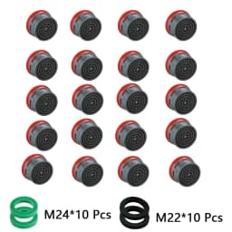 20 Pcs Faucet Aerator,  Flow Restrictor Replacement Parts Insert Sink Aerator Basin Tap Filter-Tap Aerato Kitchen Accessories