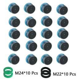 20 Pcs Faucet Aerator,  Flow Restrictor Replacement Parts Insert Sink Aerator Basin Tap Filter-Tap Aerato Kitchen Accessories