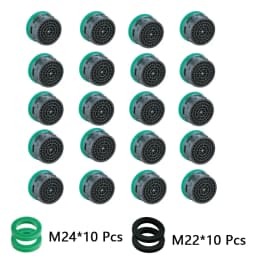 20 Pcs Faucet Aerator,  Flow Restrictor Replacement Parts Insert Sink Aerator Basin Tap Filter-Tap Aerato Kitchen Accessories